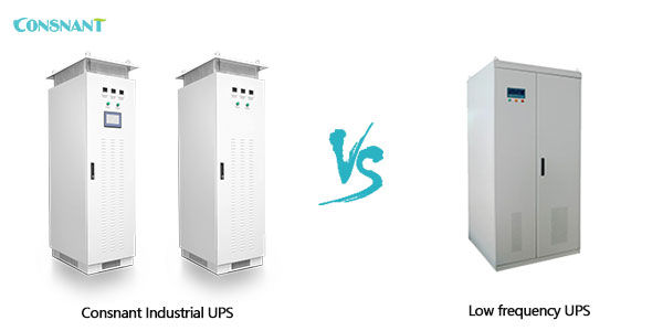 UPS industrial en línea versus UPS de baja frecuencia