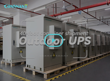 Envío al aire libre en contenedor UPS de 40 pies