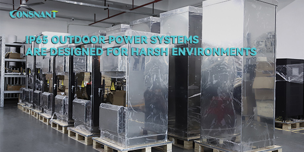 Los sistemas de energía para exteriores IP65 están diseñados para entornos hostiles